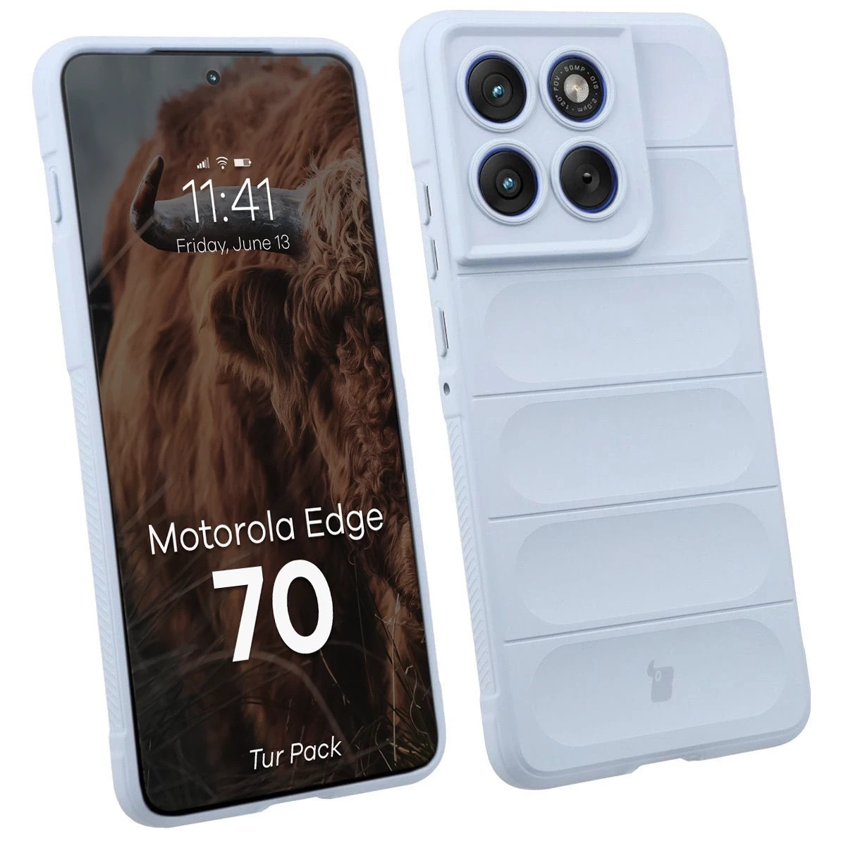 Kryt Bizon Tur Pack Motorola Edge 70, light blue