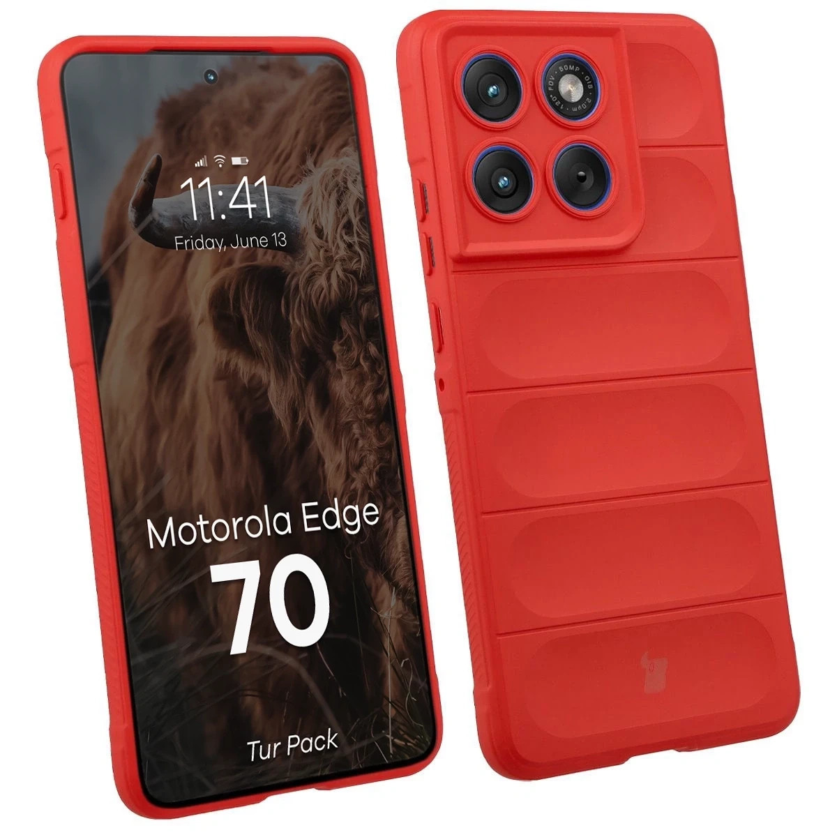 Kryt Bizon Tur Pack Motorola Edge 70, red