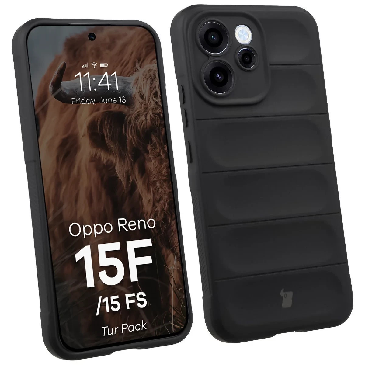 Kryt Bizon Tur Pack Oppo Reno 15 F / FS, black