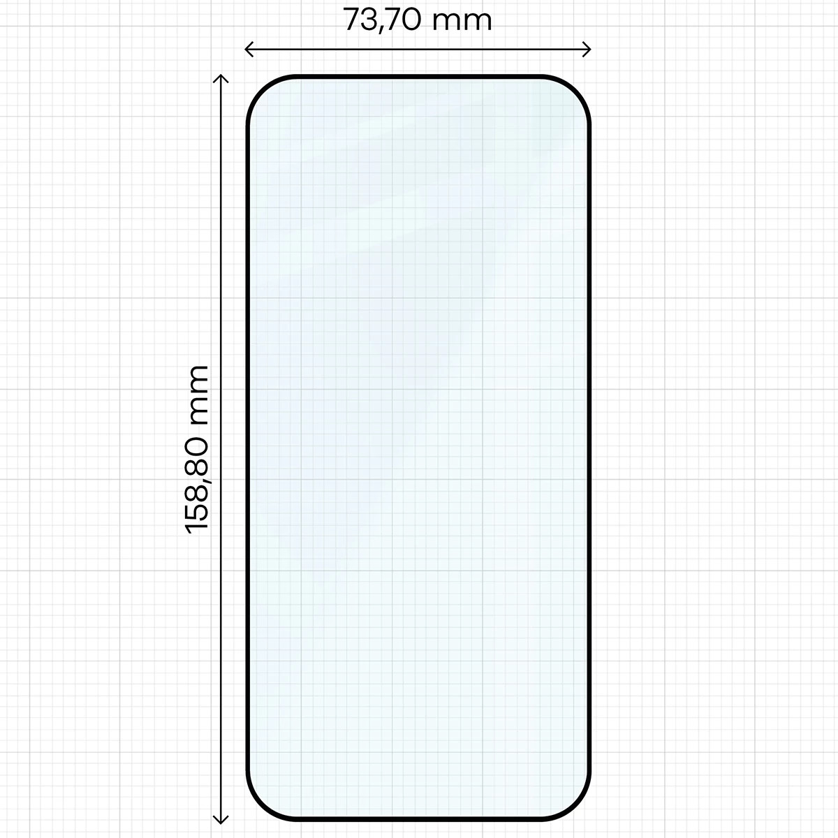 Ochranné sklo Bizon Glass Edge Duo Motorola Moto G67 5G / G77 5G / G87 5G, black frame [2 PACK]