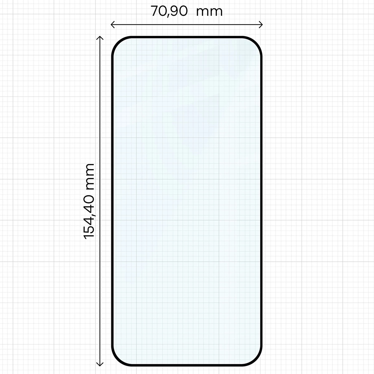 Ochranné sklo Bizon Glass Edge Duo Realme 16 5G, black frame [2 PACK]