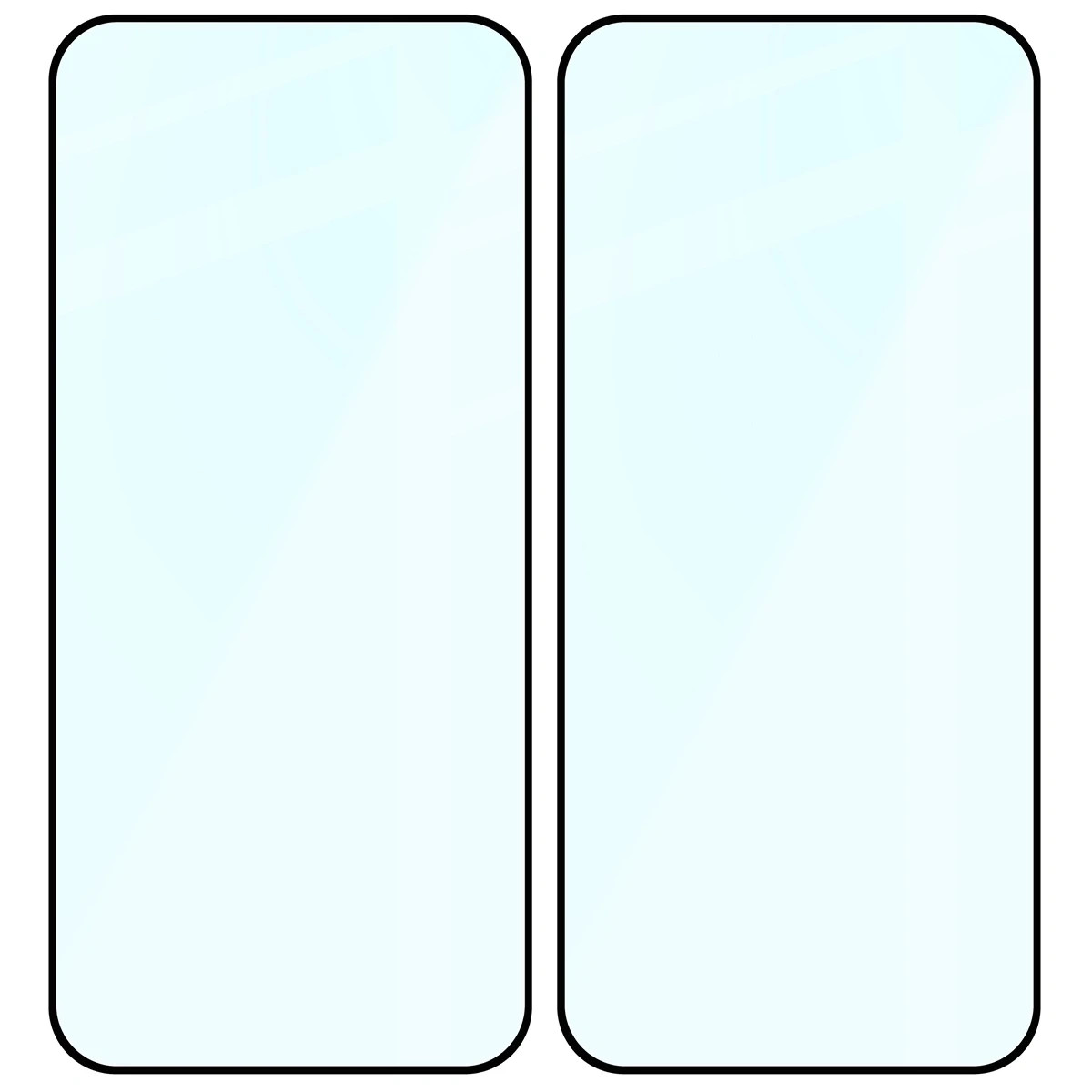 Ochranné sklo Bizon Glass Edge Duo Realme 16 5G, black frame [2 PACK]