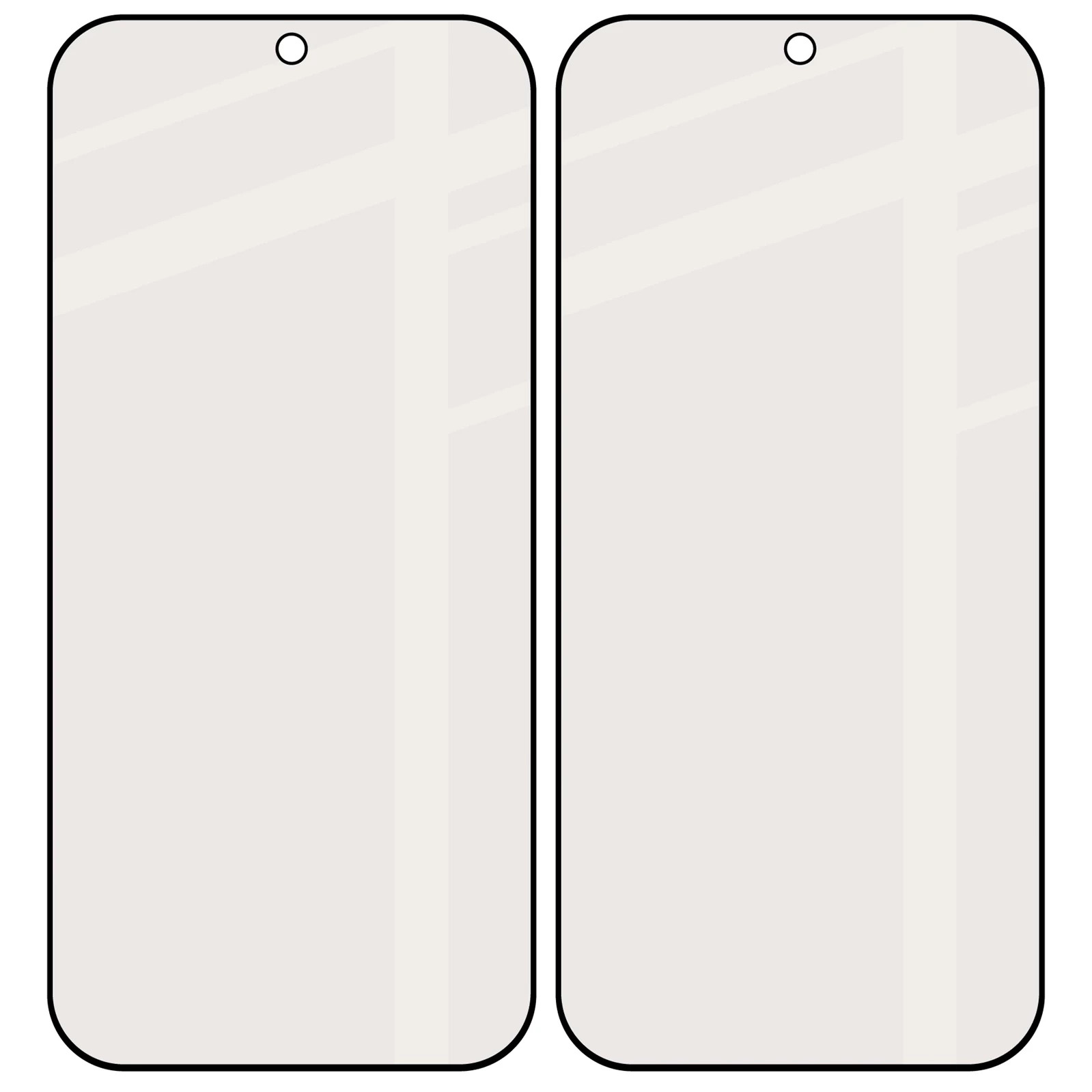 Ochranné sklo Bizon Glass Matte Duo Honor 600 5G / 600 Pro 5G, black frame [2 PACK]