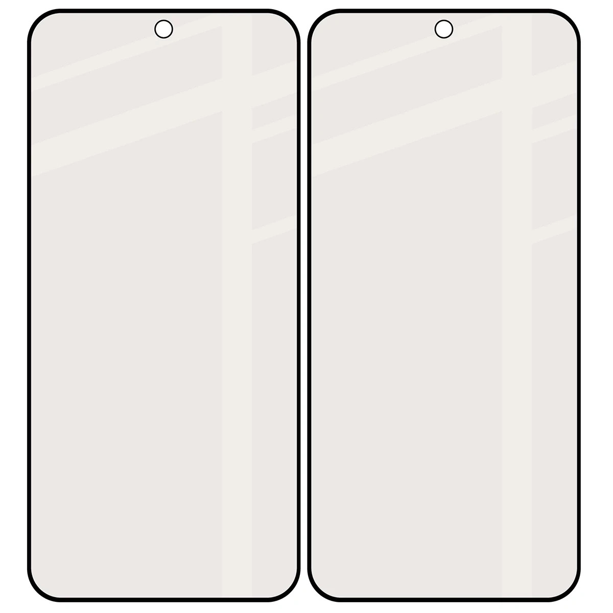 Ochranné sklo Bizon Glass Matte Duo Xiaomi POCO X8 Pro, black frame [2 PACK]