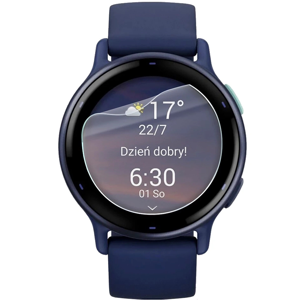 Kryt Bizon Watch Film HydroFlex Garmin Vivoactive 5 [6 PACK]