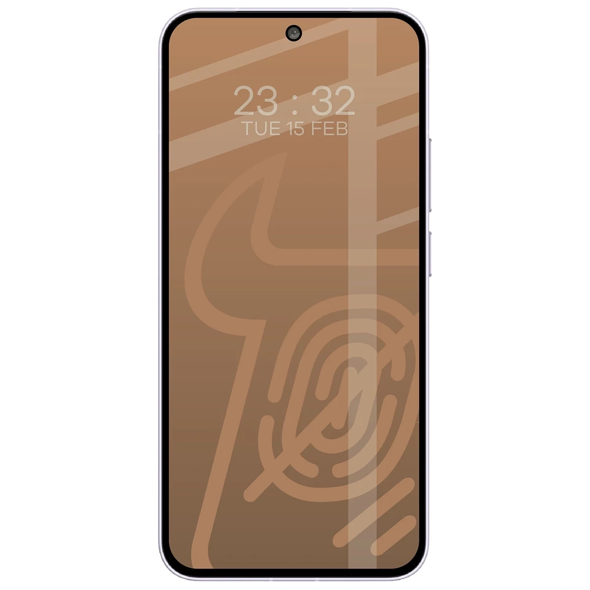 Ochranné sklo Bizon Glass Matte Vivo X300 FE, black frame