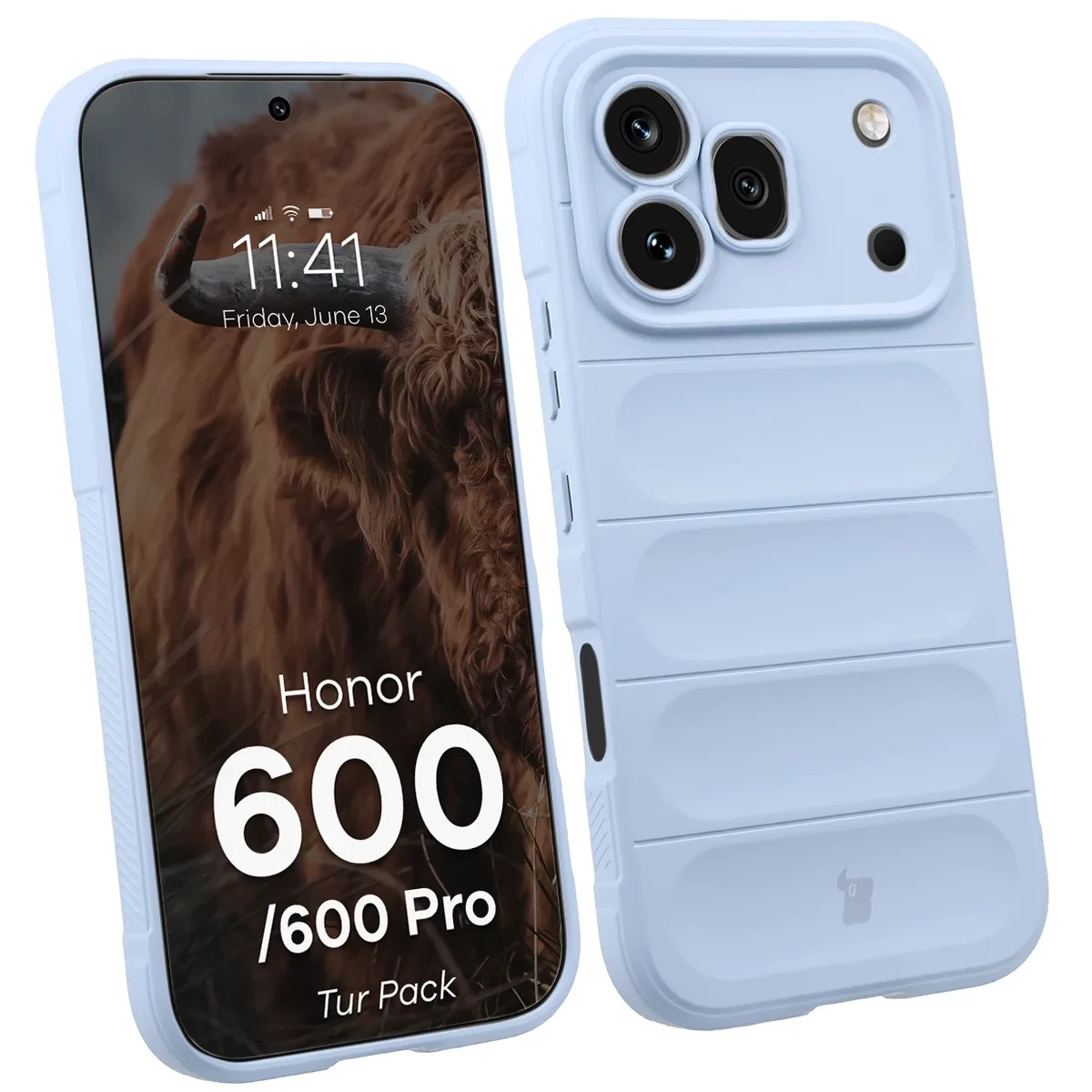 Kryt Bizon Tur Pack Honor 600 5G / 600 Pro 5G, light blue