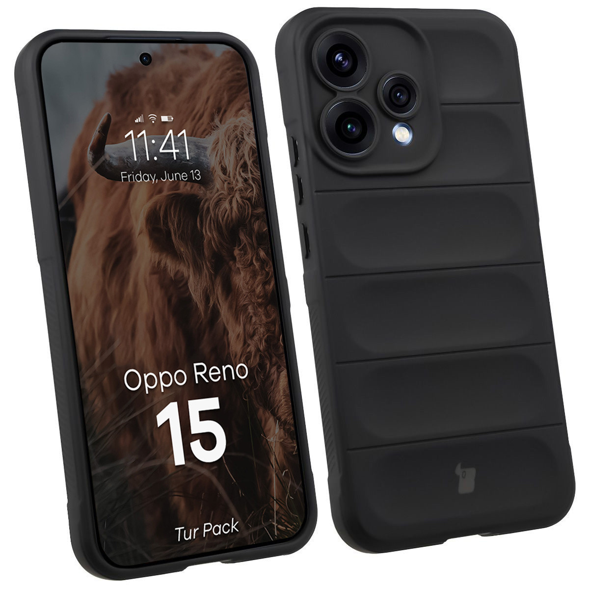 Kryt Bizon Tur Pack Oppo Reno 15, black