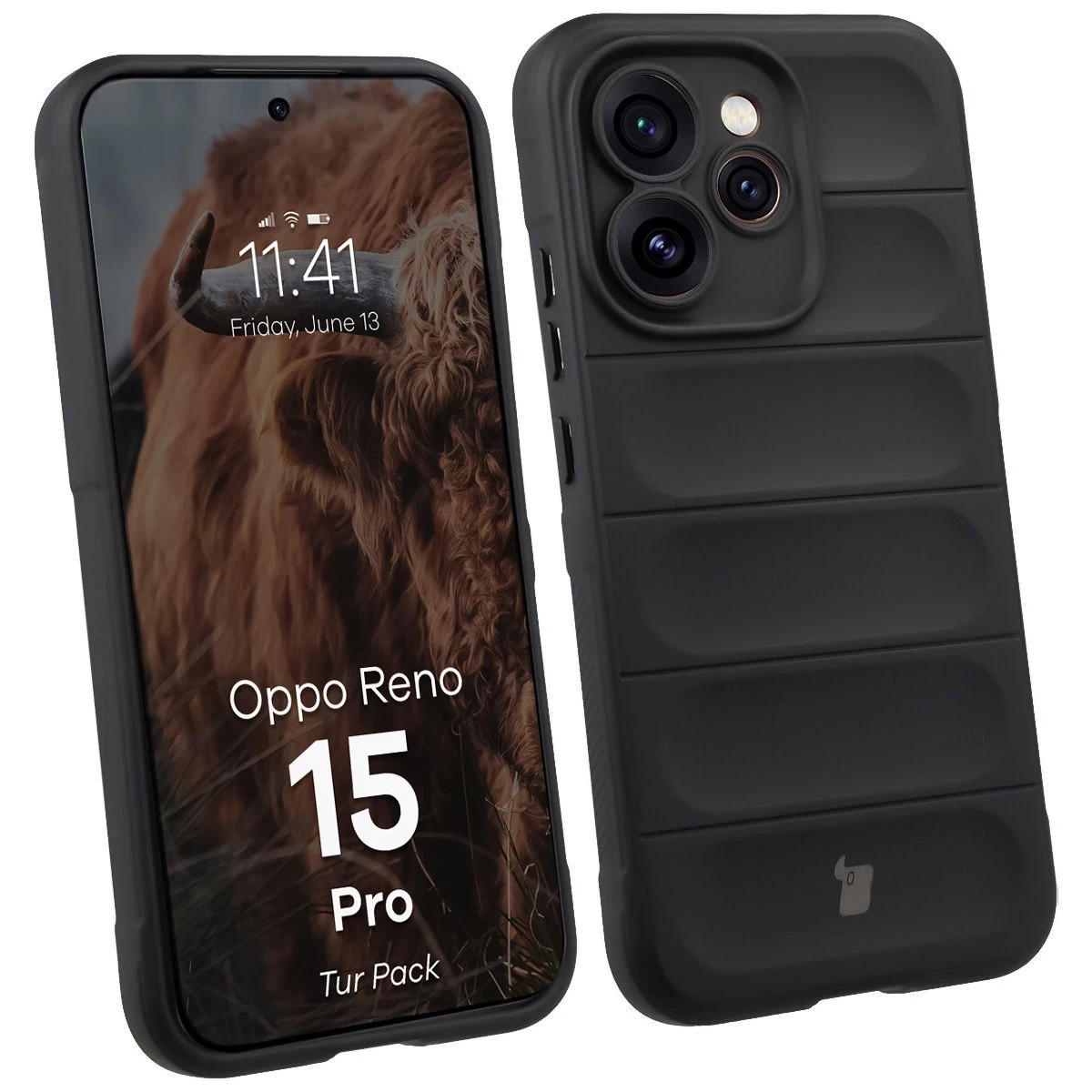 Kryt Bizon Tur Pack Oppo Reno 15 Pro, black