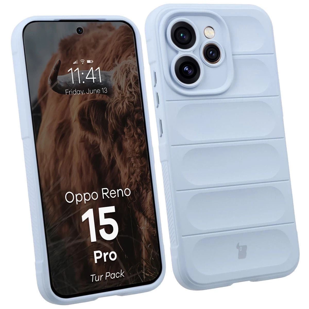 Kryt Bizon Tur Pack Oppo Reno 15 Pro, light blue