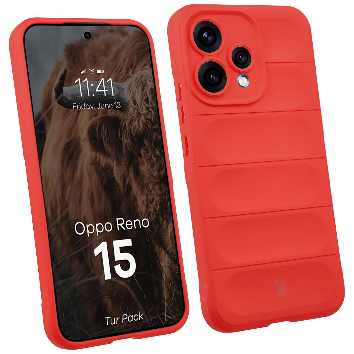 Kryt Bizon Tur Pack Oppo Reno 15, red