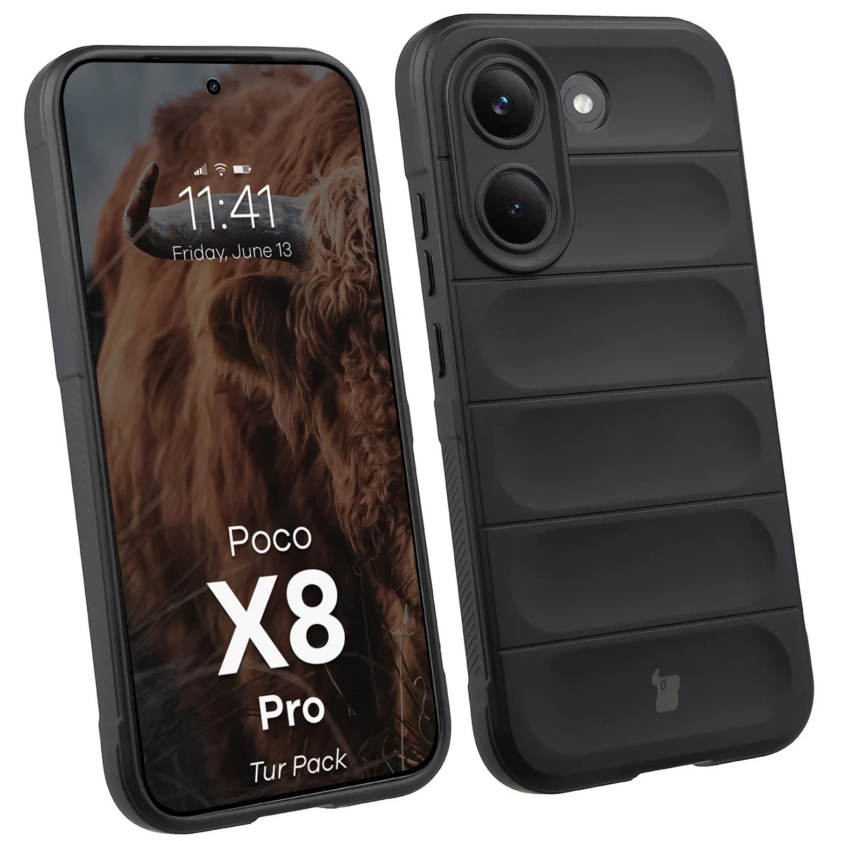 Kryt Bizon Tur Pack Xiaomi POCO X8 Pro, black