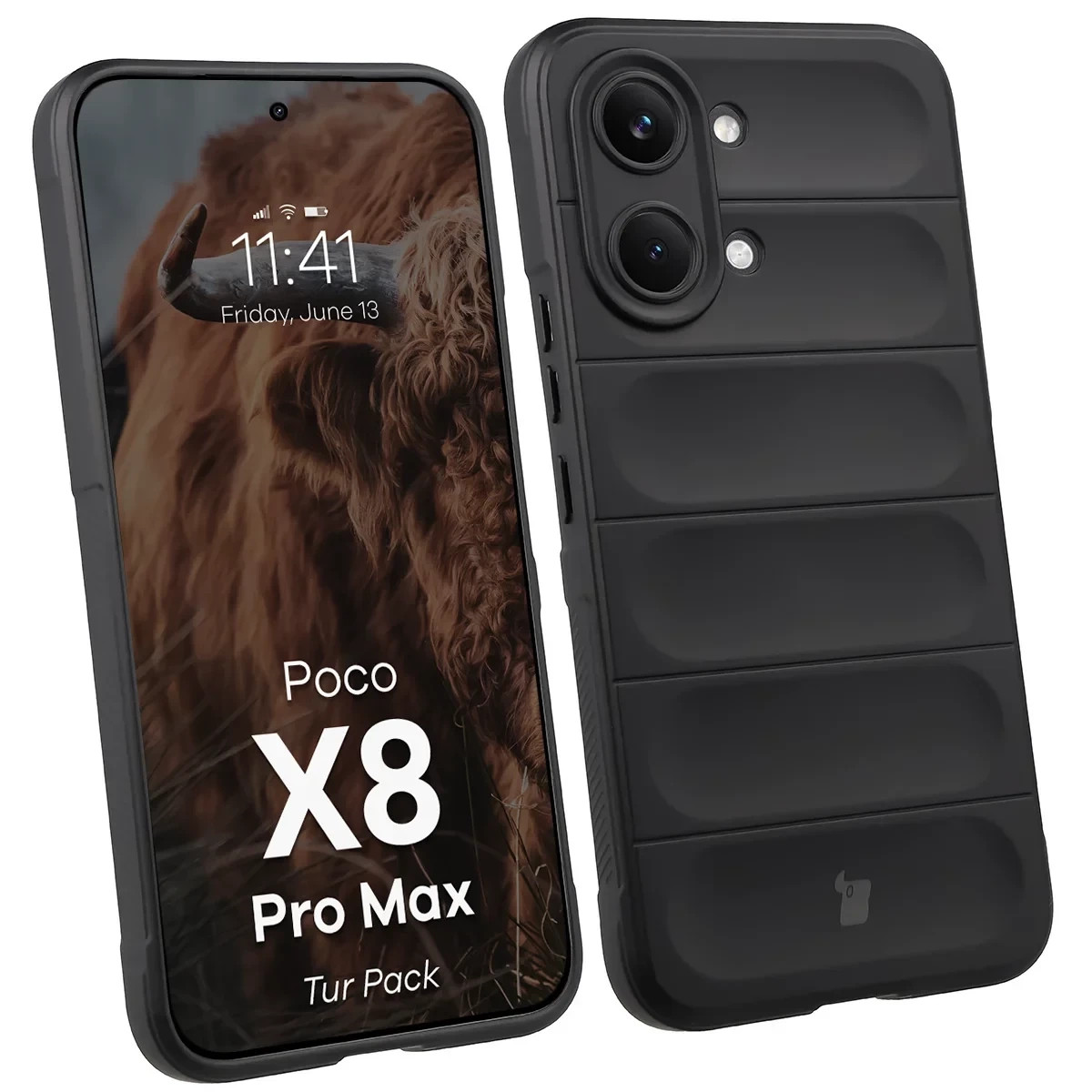 Kryt Bizon Tur Pack Xiaomi POCO X8 Pro Max, black