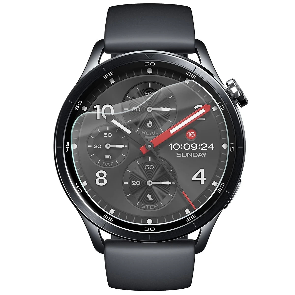 Ochranná fólie Bizon Watch Film Hydrogel Duo Xiaomi Watch S5 [2 PACK]