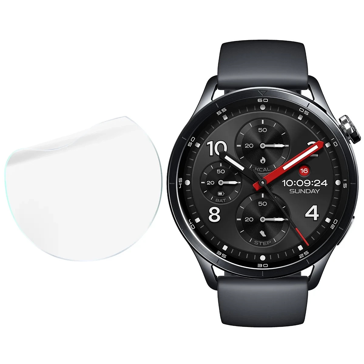 Ochranná fólie Bizon Watch Film Hydrogel Duo Xiaomi Watch S5 [2 PACK]