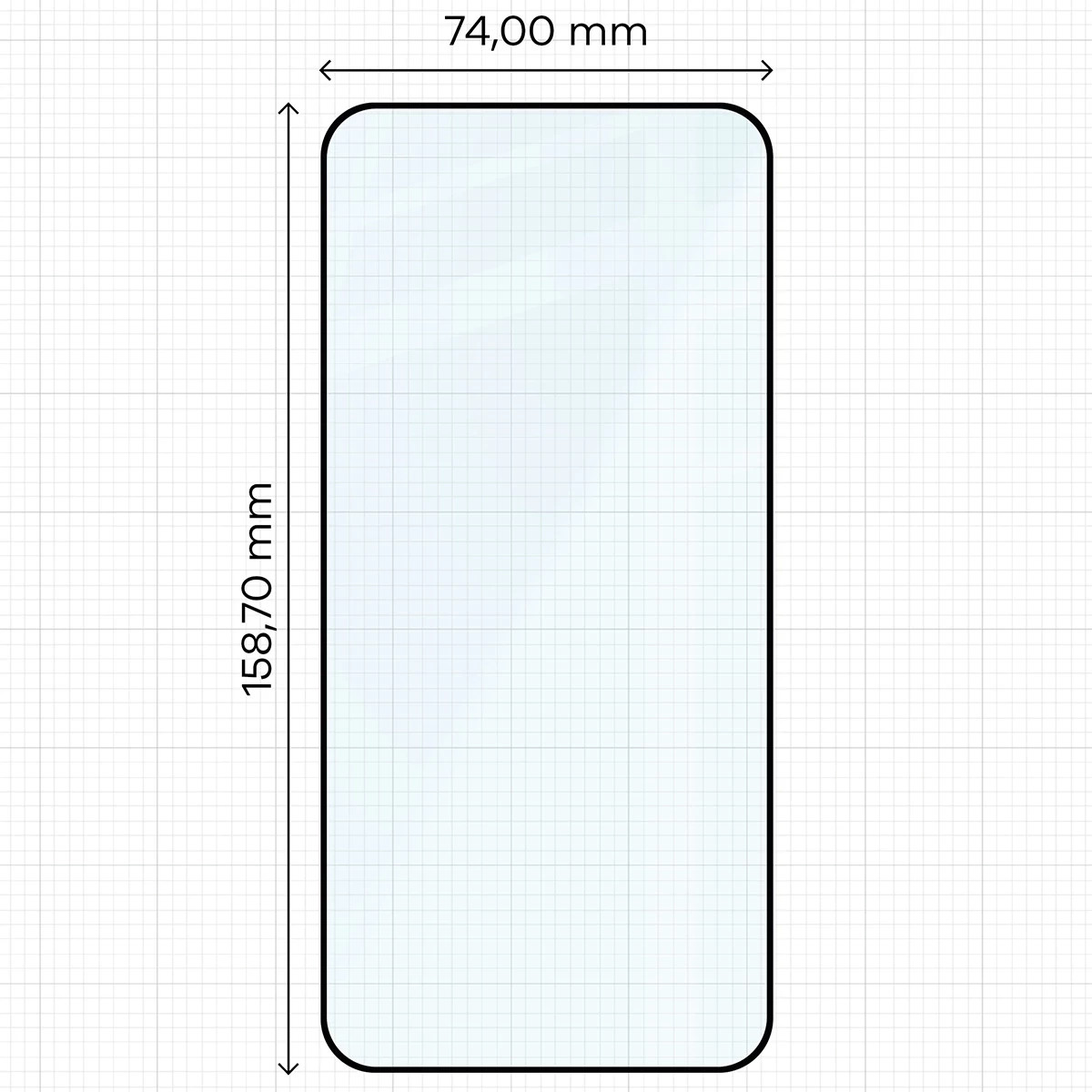 Ochranné sklo Bizon Glass Edge Xiaomi 17T Pro, black frame