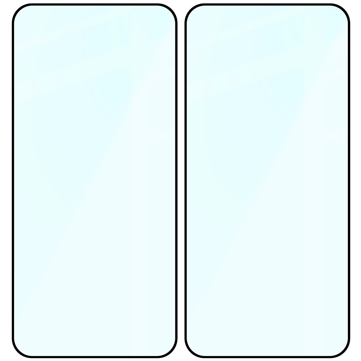 Ochranné sklo Bizon Glass Edge Duo Xiaomi 17T Pro, black frame [2 PACK]
