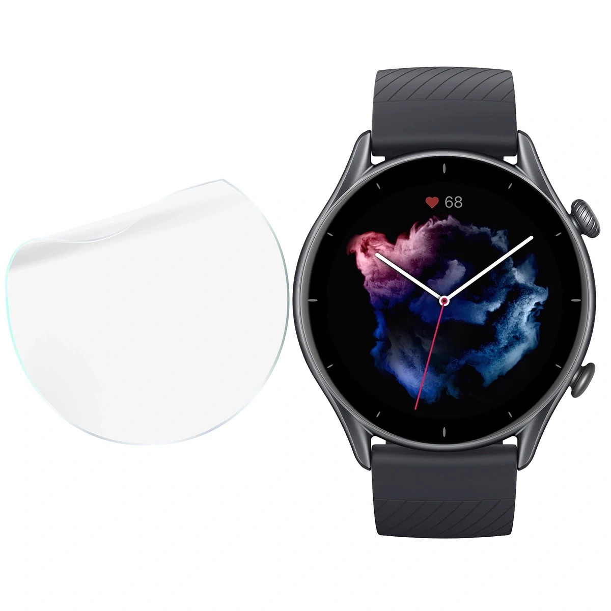 Ochranná fólie Bizon Watch Film HydroFlex Amazfit GTR 3 [6 PACK]