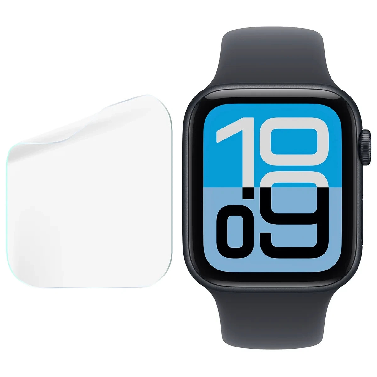 Bizon Watch Film HydroFlex Apple Watch 4/5/6/7/8/9/SE/SE 2/SE3 40 / 41 mm [6 PACK]