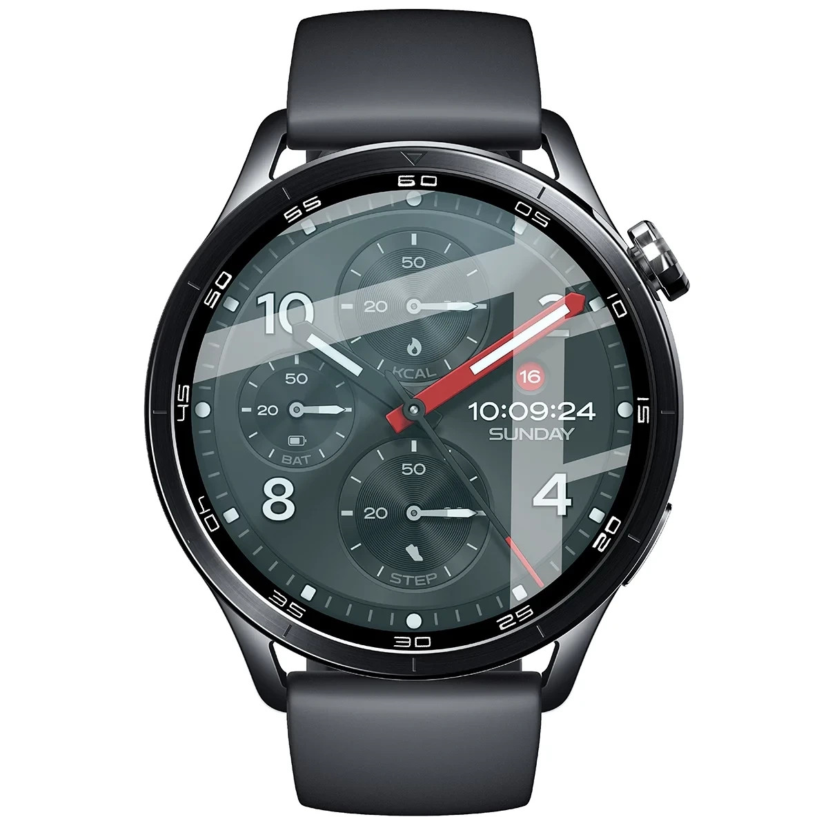 Kryt Bizon Watch Glass Edge Hybrid Xiaomi Watch S5, black
