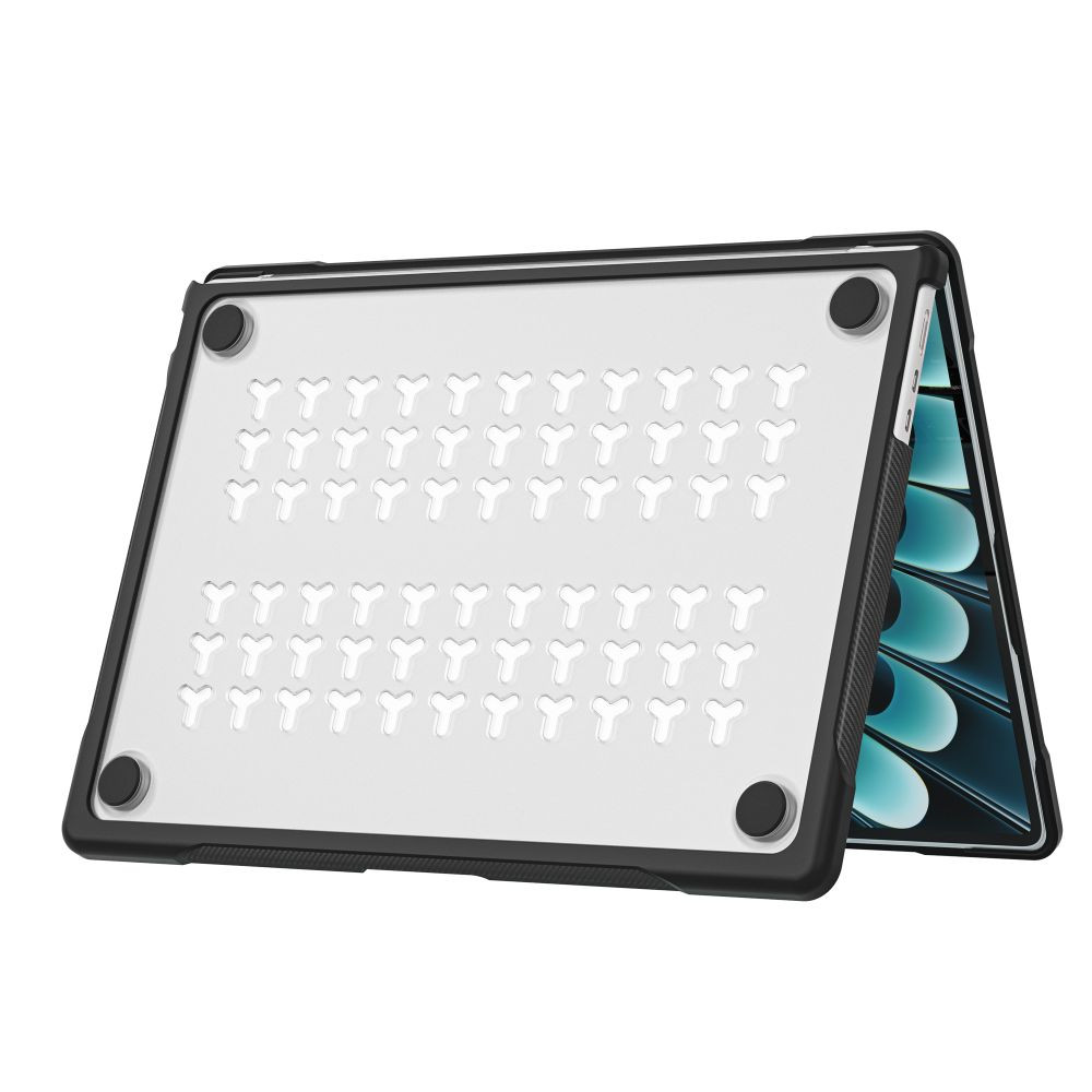 Kryt Tech-Protect Velar Apple MacBook Air 13 M2-M5 2023-2026 Black/matte Clear