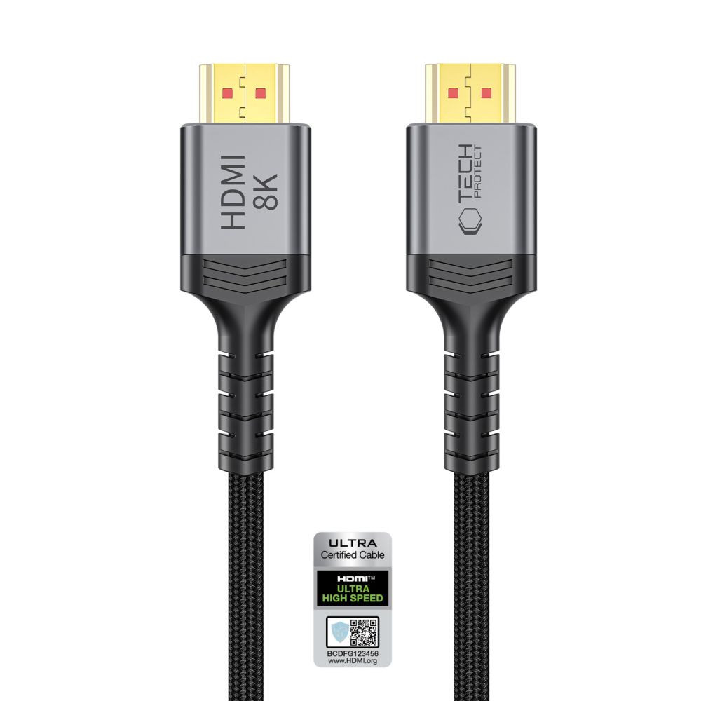 Tech-Protect Ultraboost Cable HDMI 2.1 4k 120Hz, 8K60Hz 200cm Black