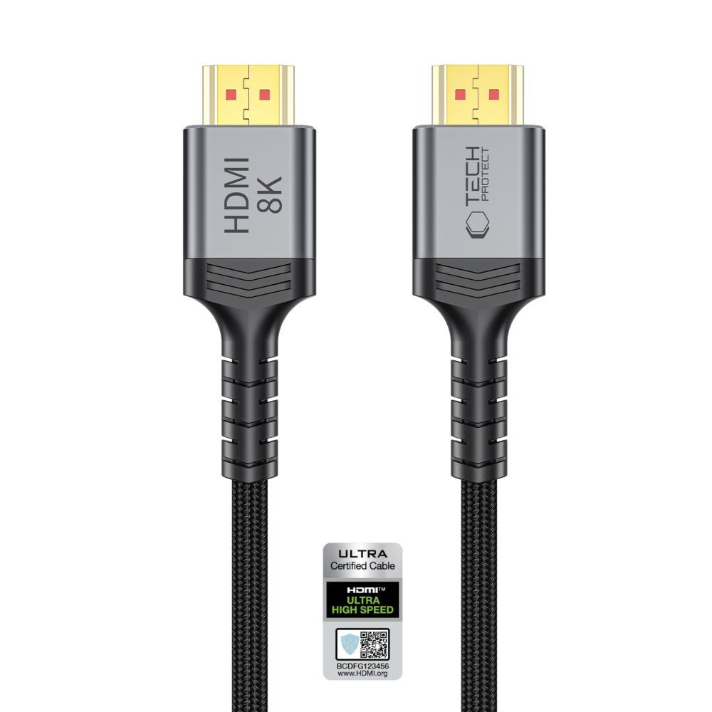 Tech-Protect Ultraboost Cable HDMI 2.1 4k 120Hz, 8K60Hz 300cm Black