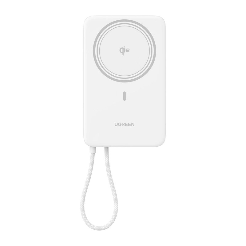 Kryt UGREEN PB570 10000mAh 30W Magnetic Power Bank (White)