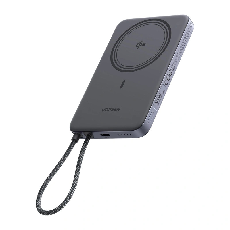 Kryt UGREEN PB570 10000mAh 30W Magnetic Power Bank (Gray)