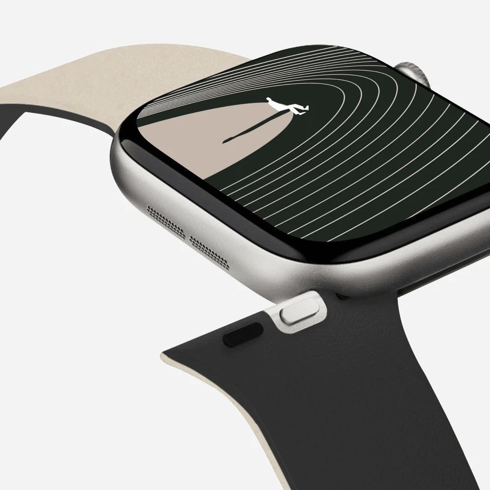 MOFT Snap Duo Apple Watch 1-5/6/7/8/9/10/11/SE/SE 2/SE 3 (38/40/41/42 mm) white/black