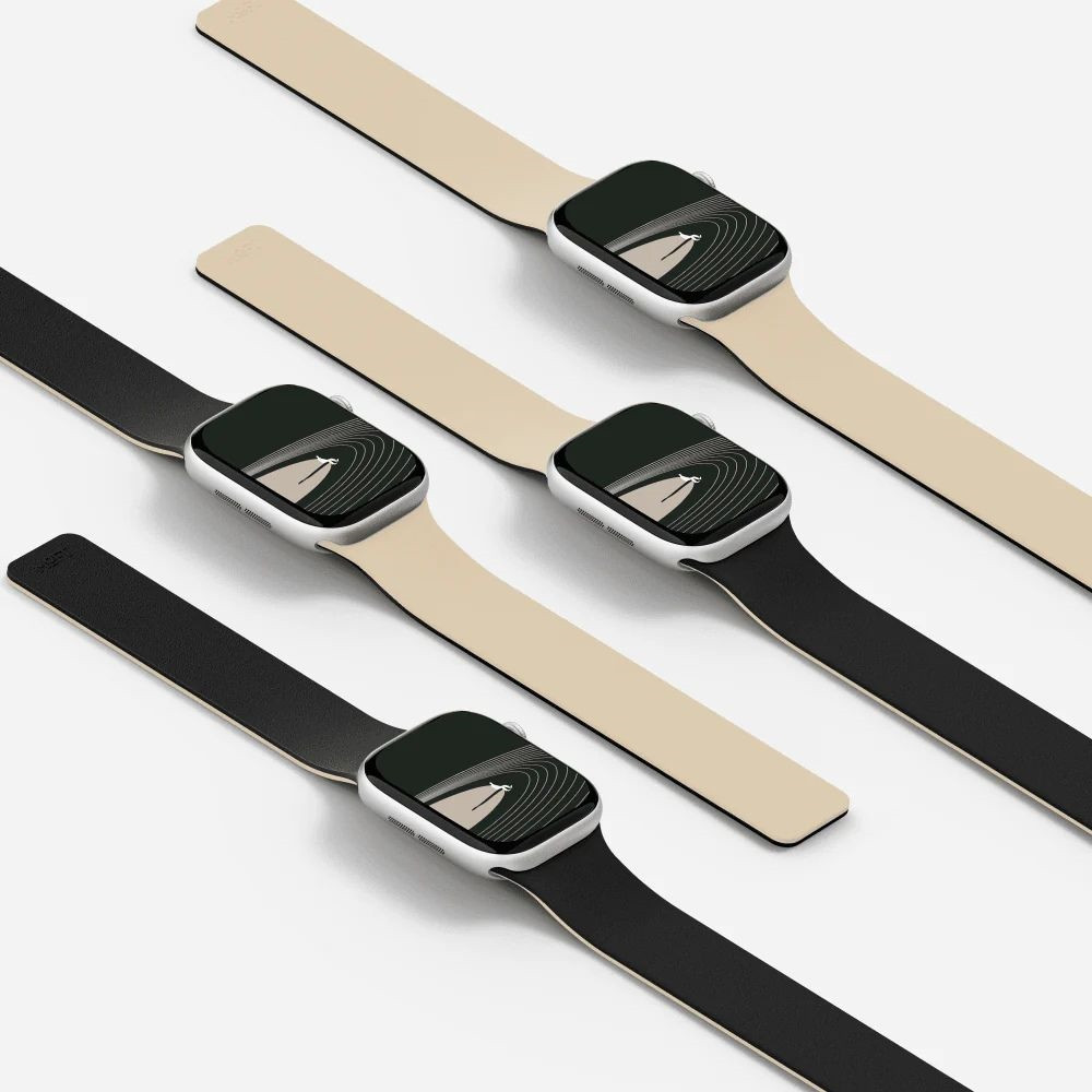 MOFT Snap Duo Apple Watch 1-5/6/7/8/9/10/11/SE/SE 2/SE 3 (38/40/41/42 mm) white/black