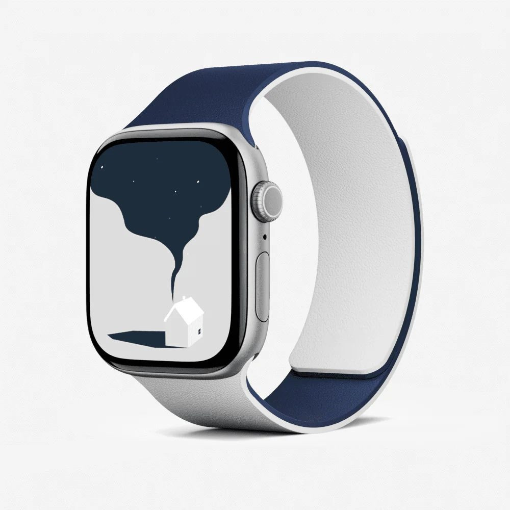 MOFT Snap Duo Apple Watch 1-5/6/7/8/9/10/11/SE/SE 2/SE 3 (38/40/41/42 mm) navy blue/misty cove