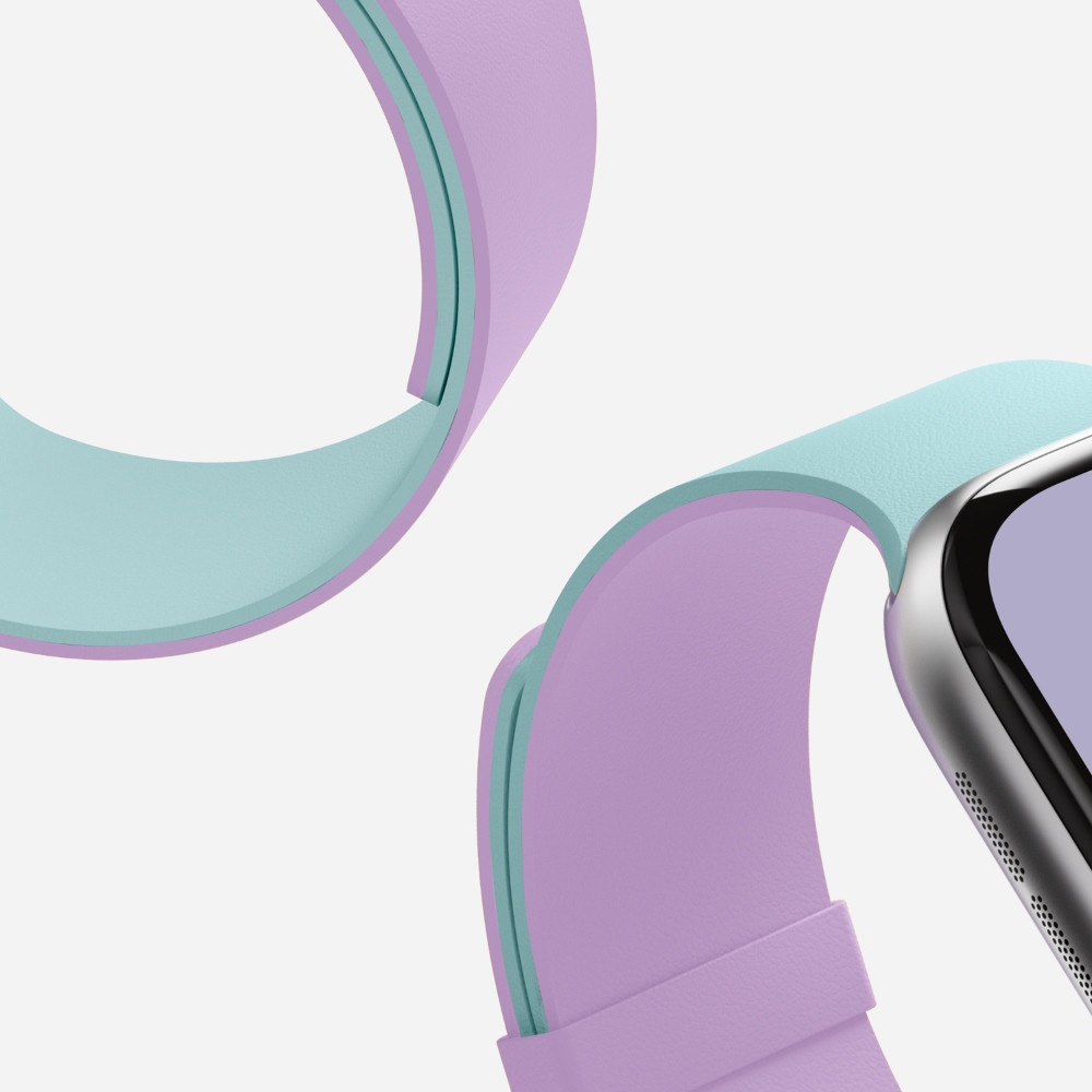 MOFT Snap Duo Apple Watch 1-5/6/7/8/9/10/11/SE/SE 2/SE 3 (38/40/41/42 mm) peony/aqua