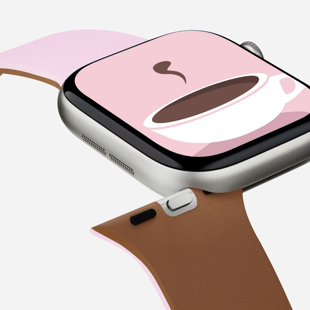 MOFT Snap Duo Apple Watch 1-5/6/7/8/9/10/11/SE/SE 2/SE 3 (38/40/41/42 mm) pink/brownie