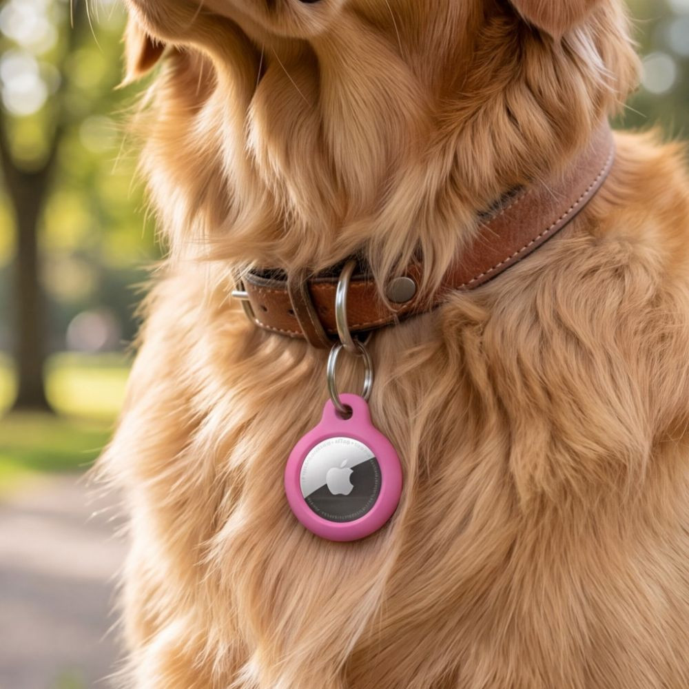 Kryt Tech-Protect Rough Apple AirTag 1 / 2 Pink