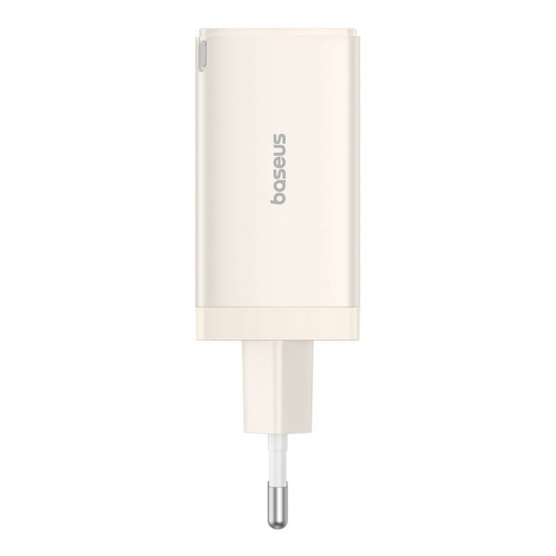 Síťová nabíječka Baseus GaN5 2xUSB-C, USB-A 65W + 1m cable (white)