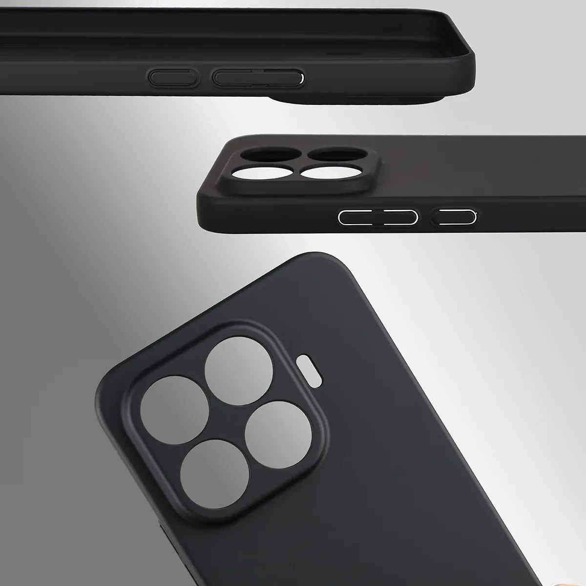 Kryt Bizon Case Łupka Xiaomi 17T Pro, black