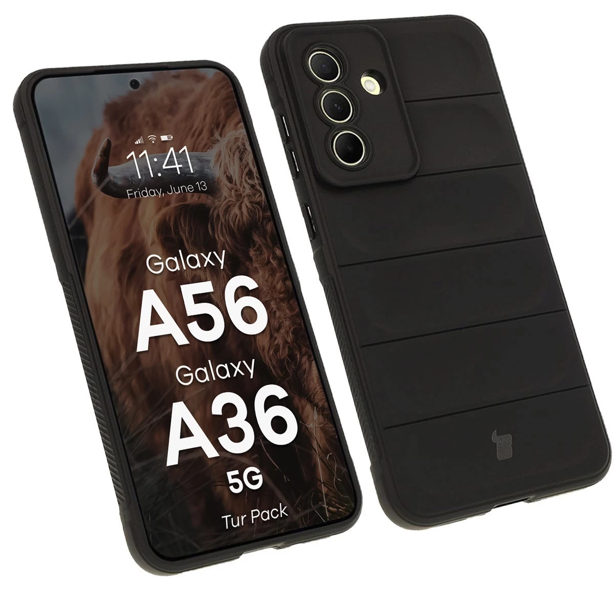 Kryt Bizon Tur Pack Samsung Galaxy A36 5G / A56 5G black