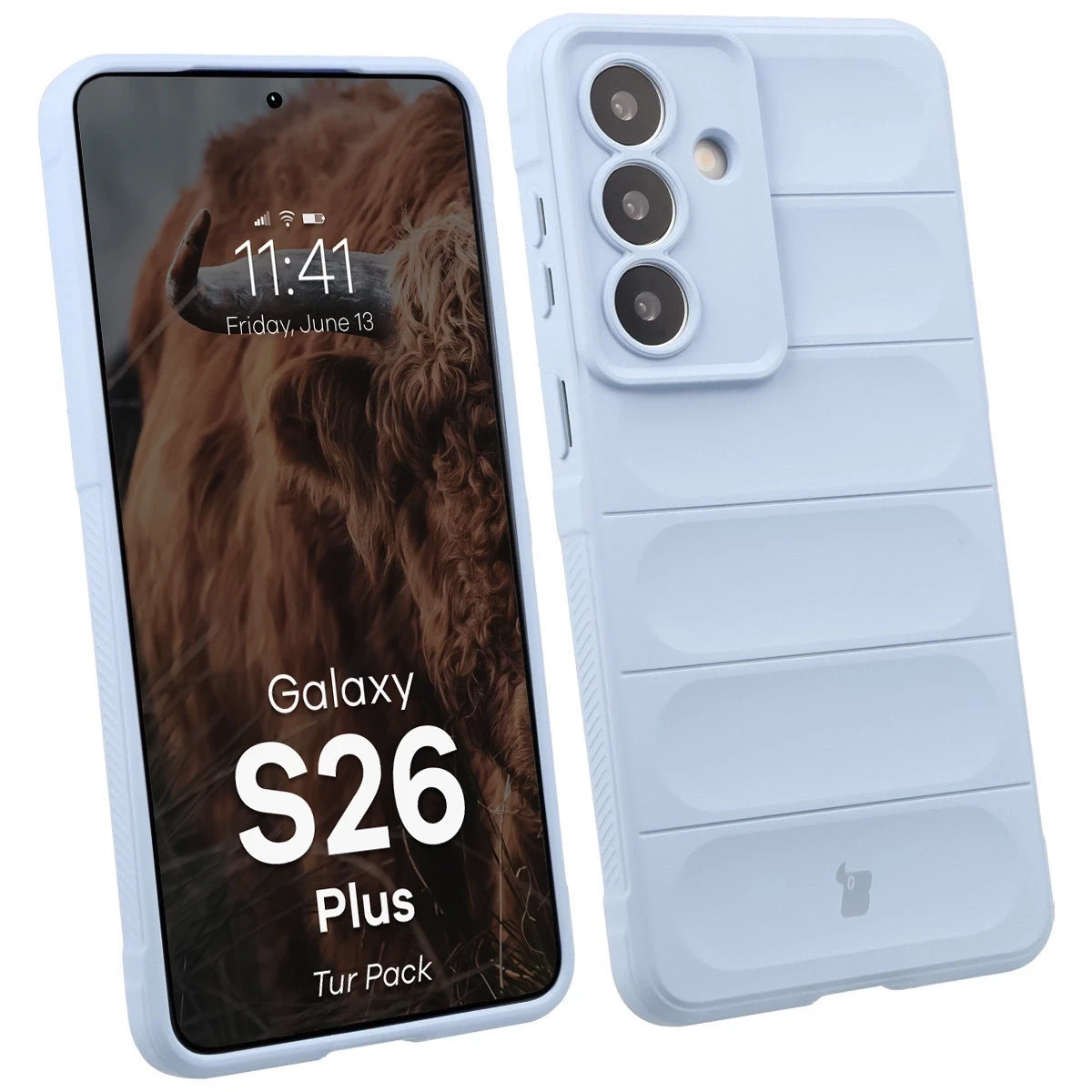 Kryt Bizon Tur Pack Samsung Galaxy S26+ Plus light blue