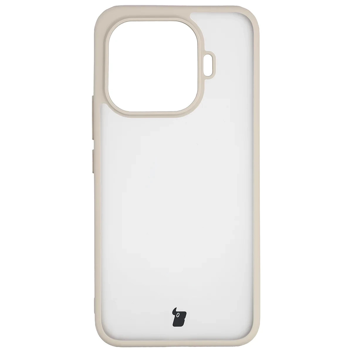 Kryt Bizon Angelo Pack Xiaomi 17T, semi-transparent with a beige frame