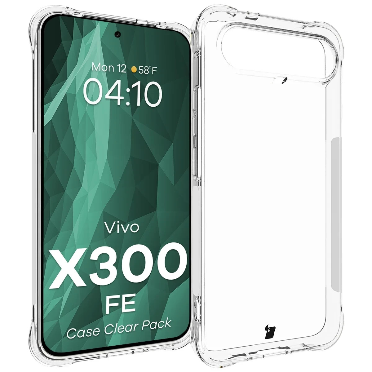 Kryt Bizon Case Clear Pack Vivo X300 FE