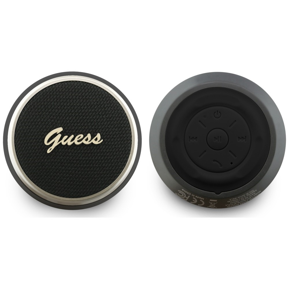 Kryt Guess Bluetooth Speaker 5W Script Metal Logo Black