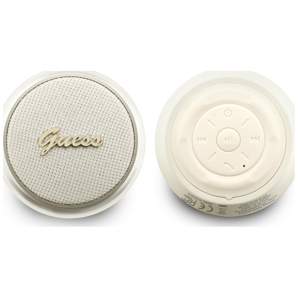 Kryt Guess Bluetooth Speaker 5W Script Metal Logo Gold