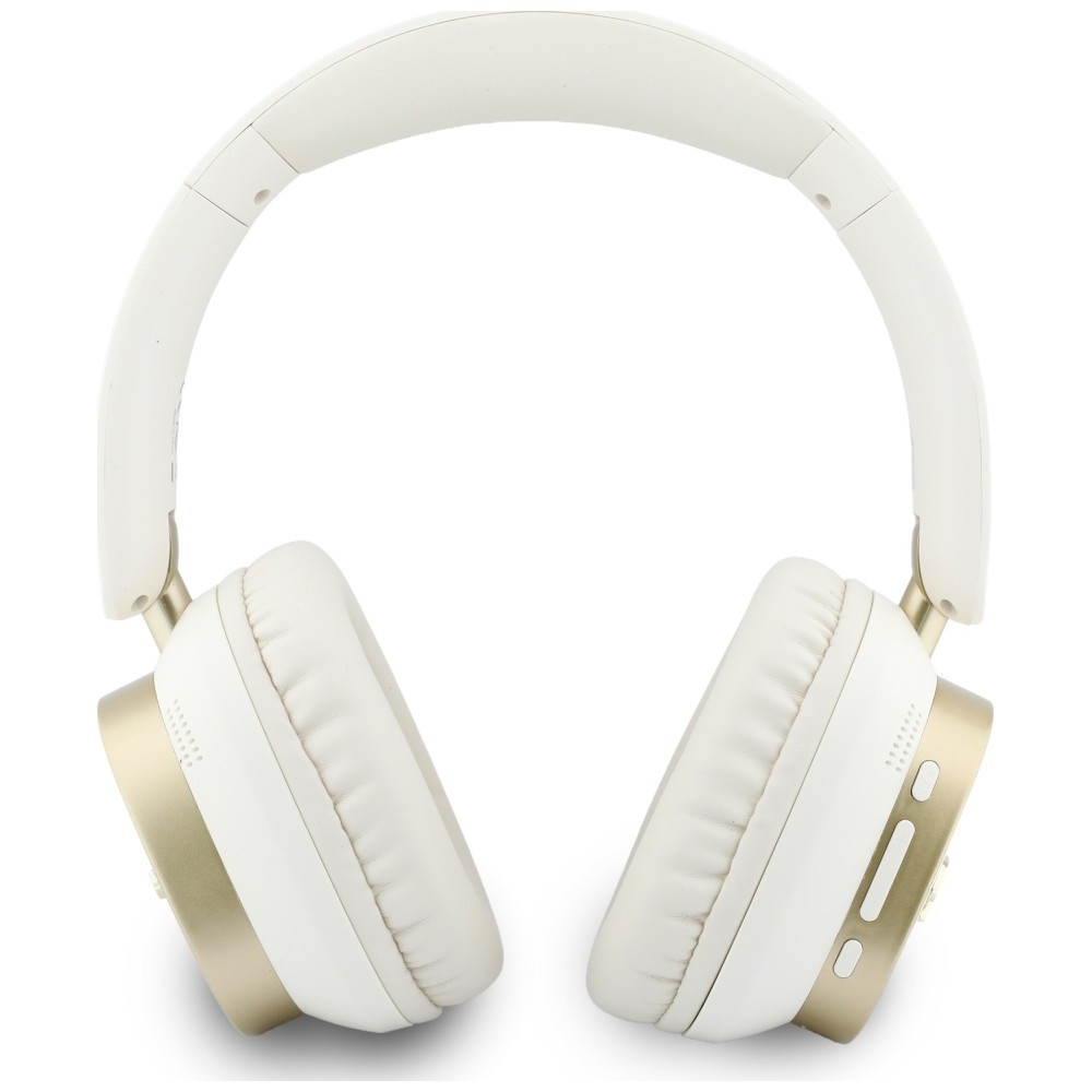 Kryt Guess Wireless over-ear headphones Bluetooth ENC Rectangle Metal Script white