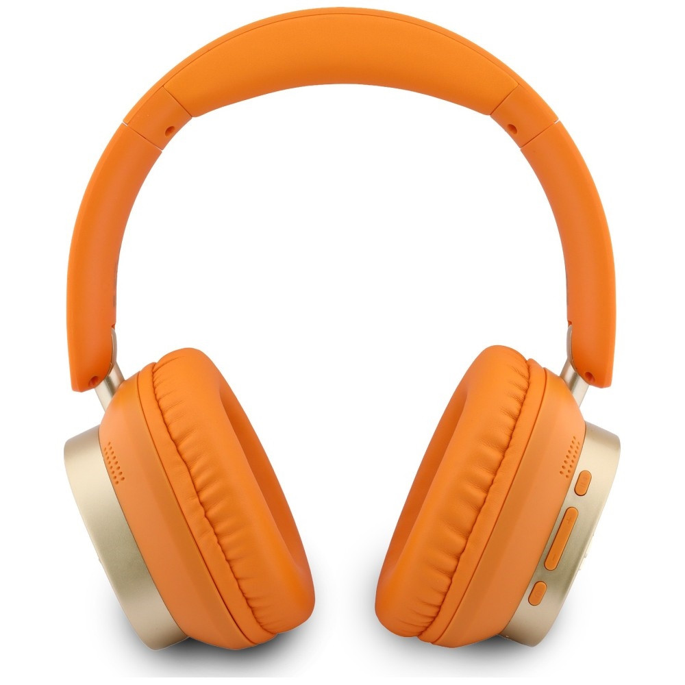 Kryt Guess Wireless over-ear headphones Bluetooth ENC Rectangle Metal Script orange
