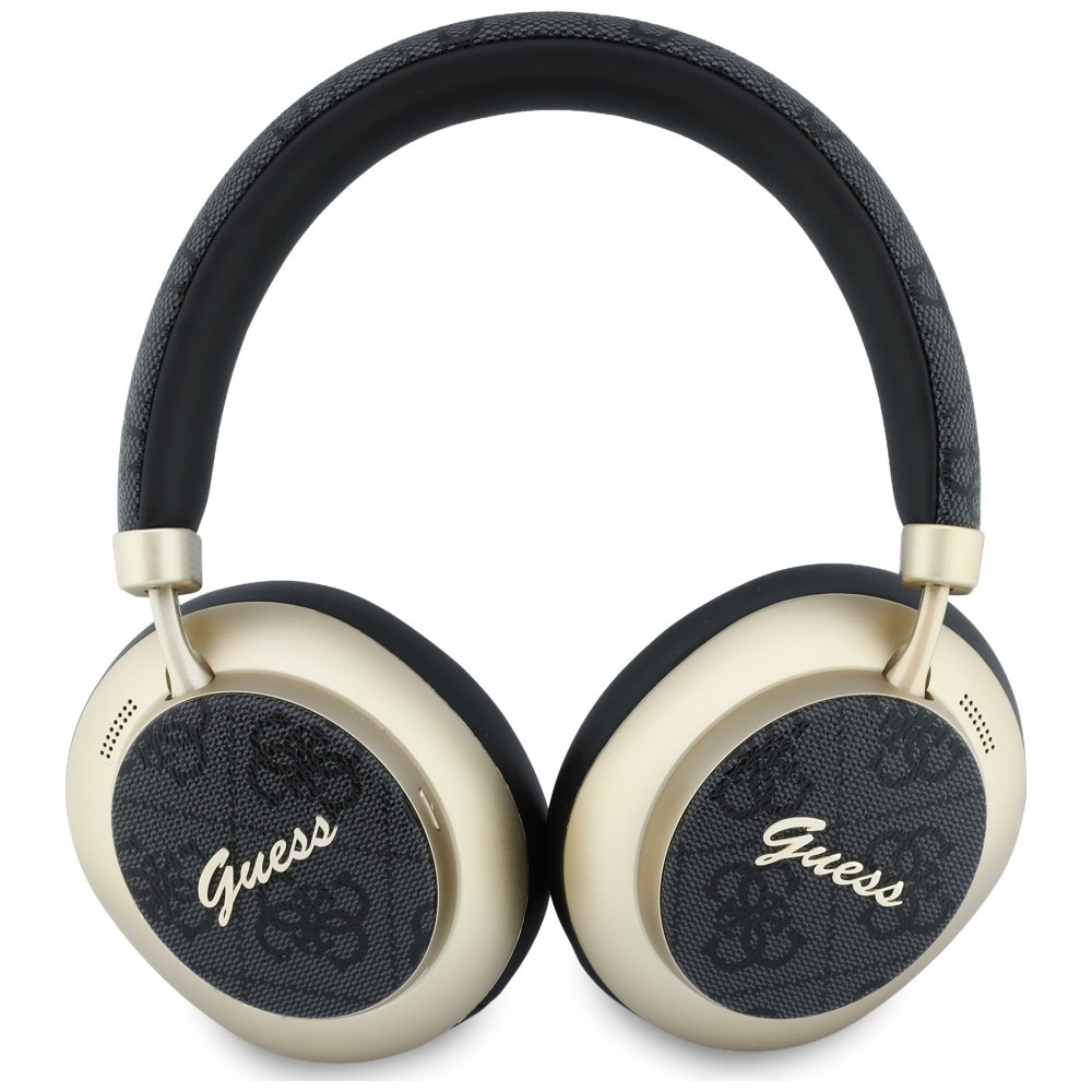 Kryt Guess Wireless over-ear headphones Bluetooth ENC 4G Gold Script Metal black