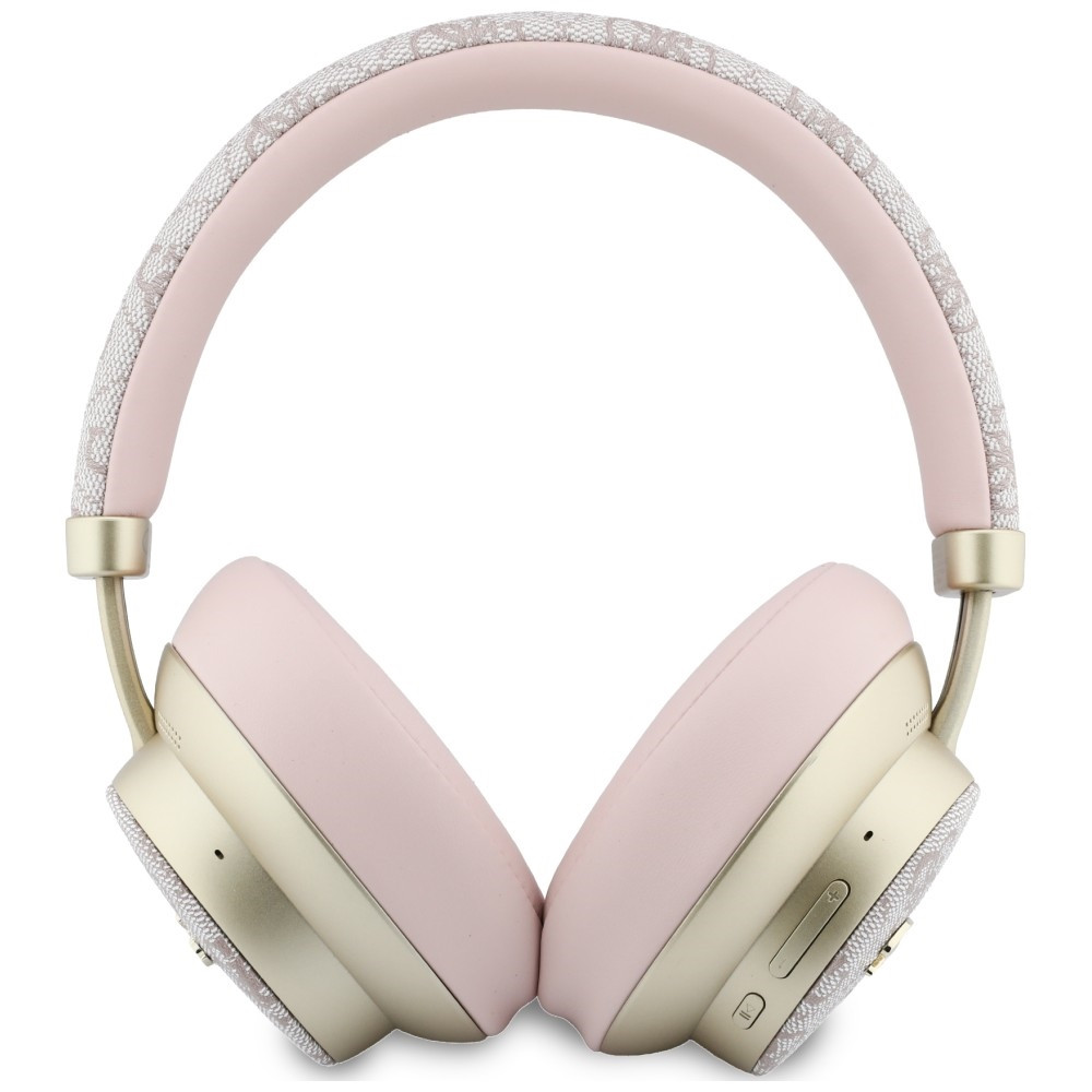 Kryt Guess Wireless over-ear headphones Bluetooth ENC 4G Gold Script Metal pink