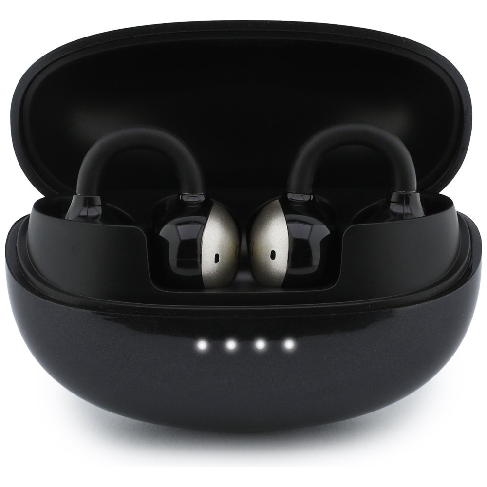 Kryt Guess Wireless headphones OWS Metallic Finish Electropated Parts Classic Logo black