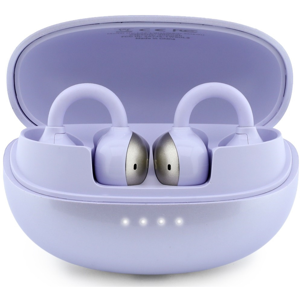 Kryt Guess Wireless headphones OWS Metallic Finish Electroplated Parts Classic Logo purple