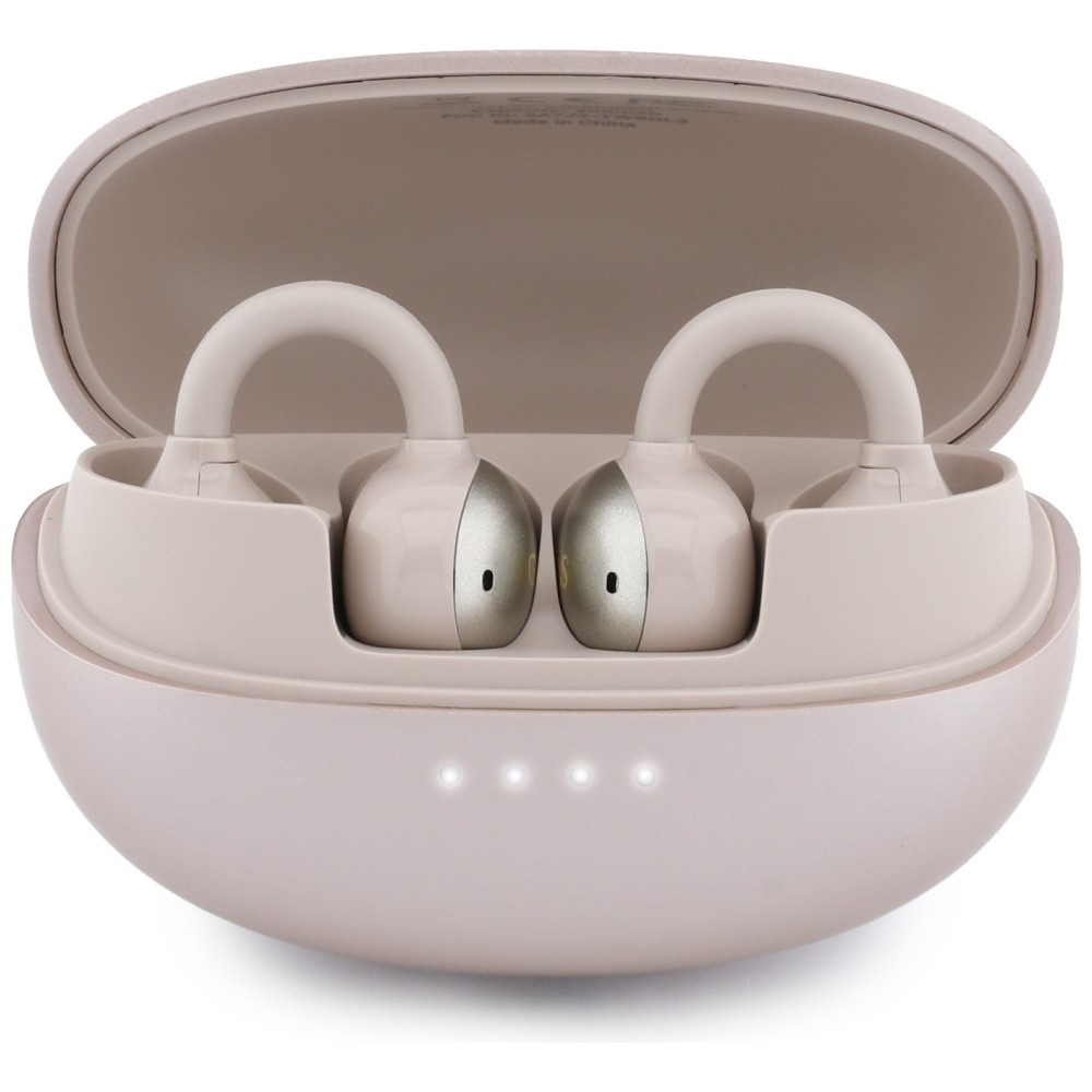 Kryt Guess Wireless headphones OWS Metallic Finish Electropated Parts Classic Logo pink